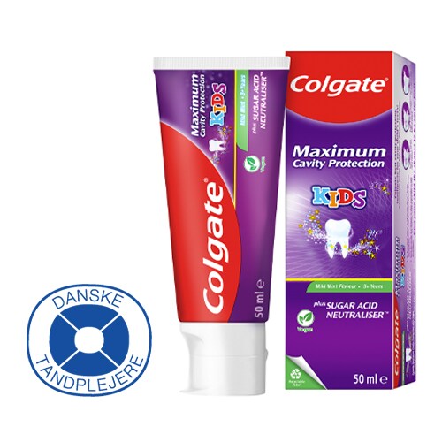 maling Kostbar Er Colgate® Maximum Cavity Protection Kids 3+