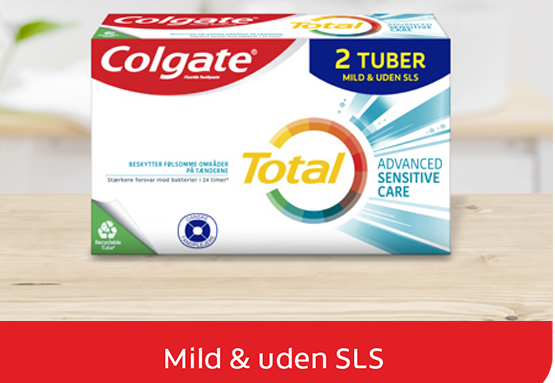 Colgate® tandpasta, der beskytter hele munden